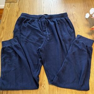 Nordstrom Deep Blue pajama bottoms thermal